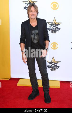 Keith Urban ha partecipato ai premi Academy of Country Music Awards del 50th tenuti all'AT&T Stadium in Texas, USA. Foto Stock