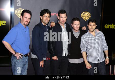 Adrian Grenier, Doug Ellin, Kevin Connolly, Jerry Ferrara e Kevin Dillon frequentano la Warner Bros. CinemaCon 2015 tenutasi al Caesars Palace di Las Vegas Foto Stock