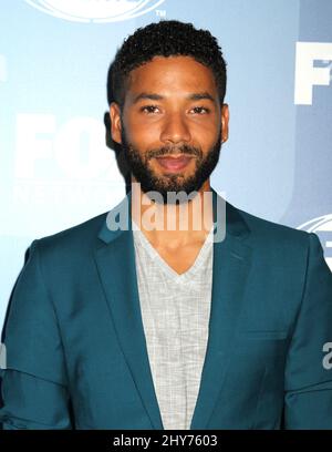 Jussie Smollett partecipa alla presentazione in anticipo di Fox 2015 a New York. Foto Stock