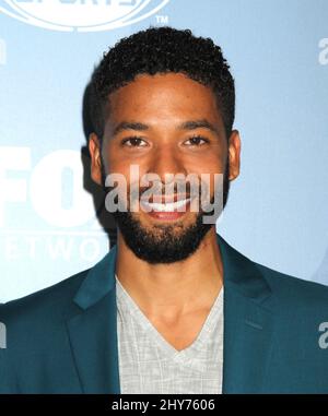 Jussie Smollett partecipa alla presentazione in anticipo di Fox 2015 a New York. Foto Stock