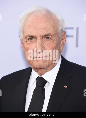 Frank Gehry il premio AFI Life Achievement Gala onorando Steve Martin Foto Stock