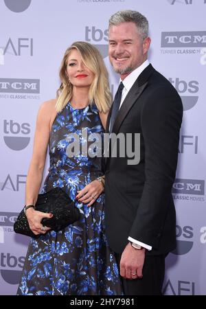 Rebecca Gayheart & Eric Dane il gala del premio AFI Life Achievement Award in onore di Steve Martin Foto Stock