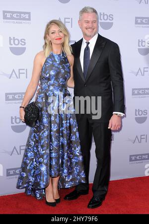 Rebecca Gayheart, Eric Dane che ha partecipato al gala AFI Life Achievement Award in onore di Steve Martin Foto Stock