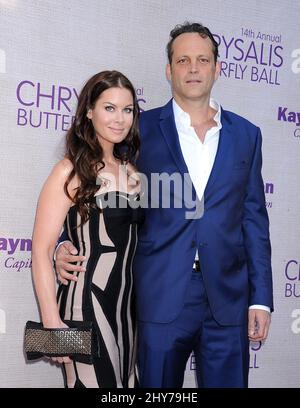 Kyla Weber, vince Vaughn che partecipa alla Chrysalis Butterfly Ball annuale 14th tenuta in una residenza privata negli Stati della contea di Brentwood Foto Stock