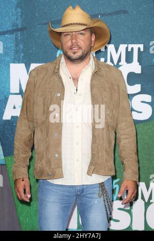 Jason Aldean partecipa al CMT Music Awards 2015 Foto Stock