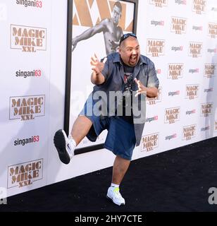 Gabriel Iglesias ha partecipato al 'Magic Mike XXL' World Premiere tenuto al TCL Chinese Theatre di Los Angeles, California. Foto Stock