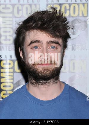 Daniel Radcliffe che partecipa come 20th Century Fox presenta i membri del cast 'Victor Frankenstein' al Comic-con 2015 tenuto al Bayfront Hilton Hotel Foto Stock