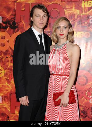 Paul Dano, Zoe Kazan partecipa ai premi annuali Primetime Emmy 67th - HBO After Party tenutisi al Pacific Design Center Foto Stock