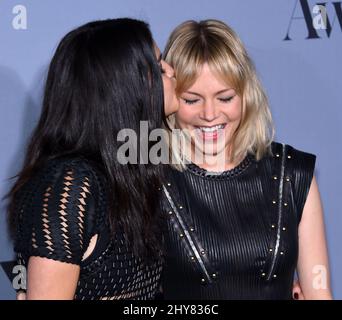 Selena Gomez & Michelle Williams partecipa all'InStyle Awards inaugurale al Getty Center di Los Angeles, California. Foto Stock