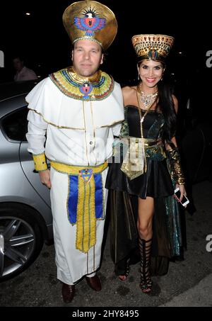 Joyce Giraud, Michael Ohoven, che partecipa al 2015 Casamigos Tequila Halloween Party Foto Stock