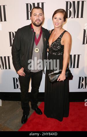 Tyler Farr in arrivo per i premi annuali BMI Country Awards 63rd che si tengono a BMI, Nasville, 3rd novembre 2015. Foto Stock