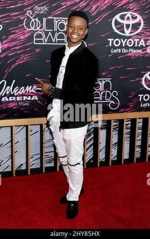 Silento partecipa ai Soul Train Music Awards 2015 all'Orleans Arena, Orleans Hotel & Casino, Las Vegas. Foto Stock