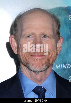 Ron Howard partecipa alla prima di nel cuore del mare a New York. Foto Stock