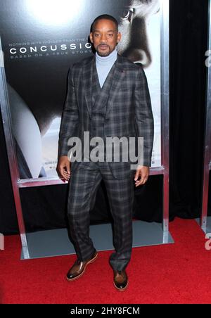 Will Smith partecipa alla 'concussion' New York Premiere - tenuto presso AMC Loews Lincoln Square il 16 dicembre 2015. Foto Stock