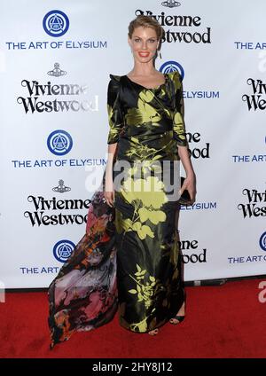 Angela Lindvall partecipa al Gala annuale del Cielo 9th dell'Arte di Elysium, che si tiene alle ore 3LABS Foto Stock