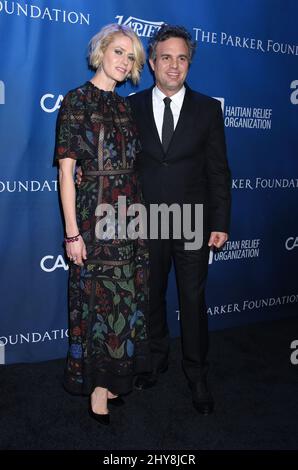 Sunrise Coigney e Mark Ruffalo partecipano alla Casa di Aiuto Haiti 5th, Un Gala a favore dell'Organizzazione di Soccorso Haitiano J/P che si tiene presso il Montage Beverly Hills Hotel Foto Stock