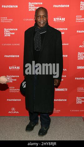 Danny Glover partecipa alla prima 'completa sconosciuta' al Sundance Film Festival 2016 Foto Stock