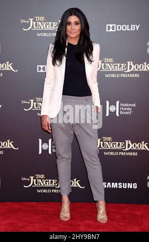 Rachel Roy partecipa alla prima di 'The Jungle Book' al Teatro El Capitan di Los Angeles, USA. Foto Stock