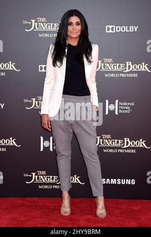 Rachel Roy partecipa alla prima di 'The Jungle Book' al Teatro El Capitan di Los Angeles, USA. Foto Stock