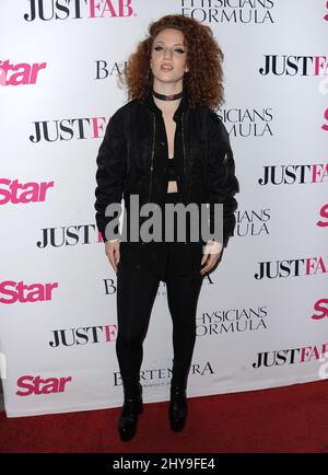 Jess Glynne durante le Hollywood Rocks dello Star Magazine tenutesi a le Jardin, Los Angeles. Foto Stock