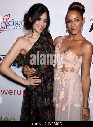 Edy Ganem e Dania Ramirez partecipano al Gala "Power Up, We are the Future" che si tiene presso il Beverly Wilshire Hotel Foto Stock