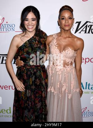 Edy Ganem e Dania Ramirez partecipano al Gala "Power Up, We are the Future" che si tiene presso il Beverly Wilshire Hotel Foto Stock