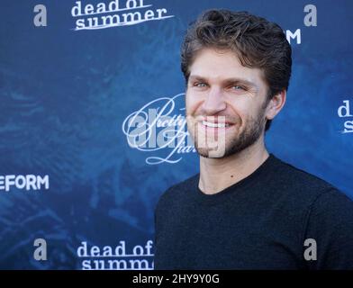 Keegan Allen partecipa alla stagione 'Pretty Little Liars' 7and la prima serie di 'Dead of Summer' tenuto presso il cimitero di Hollywood Forever Foto Stock