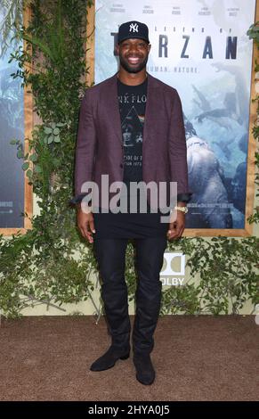 Marcedes Lewis partecipa alla prima mondiale della leggenda di Tarzan tenuto al Dolby Theatre di Hollywood, California. Foto Stock