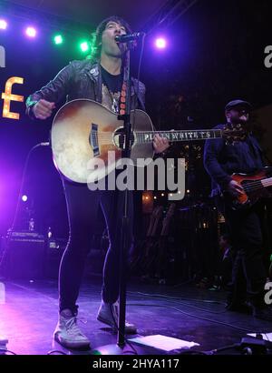 Tom Higgenson della Plain White T's The Grove's Summer Concert Series 2016 tenutasi presso The Grove Foto Stock