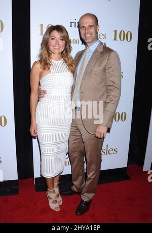 Sasha Alexander ed Edoardo ponti partecipano alla festa dell'episodio 100th di Rizzoli & Isles tenutasi a Cicada Foto Stock