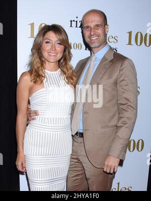 Sasha Alexander ed Edoardo ponti partecipano alla festa dell'episodio 100th di Rizzoli & Isles tenutasi a Cicada Foto Stock