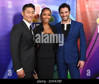 Brian Tee, Yaya DaCosta & Colin Donnell NBC Universal TCA Summer Press Tour 2016 tenuto presso il Beverly Hilton Hotel Foto Stock