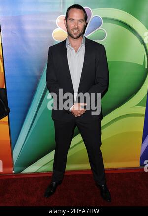 Archie Panjabi, Sullivan Stapleton 2016 Summer TCA Tour - NBCUniversal tenuto al Beverly Hilton Hotel Foto Stock