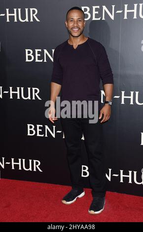 Devon Franklin partecipa al 'ben-Hur' Los Angeles Premiere tenuto al TCL Chinese Foto Stock