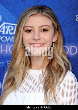 G Hannelius arrivo per l'evento Variety's Power of Young Hollywood a NeueHouse Hollywood martedì 16 agosto 2016 a Los Angeles. Foto Stock