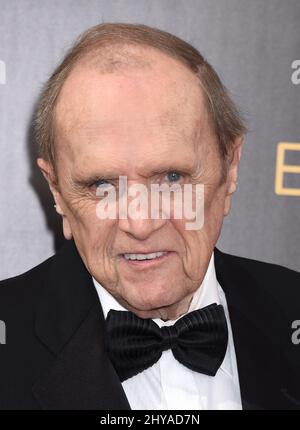 Bob Newhart ha partecipato ai Creative Arts Emmy Awards 2016 che si sono tenuti al Microsoft Theatre L.A. LIVE Foto Stock