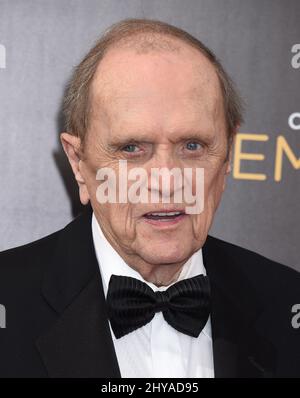 Bob Newhart ha partecipato ai Creative Arts Emmy Awards 2016 che si sono tenuti al Microsoft Theatre L.A. LIVE Foto Stock