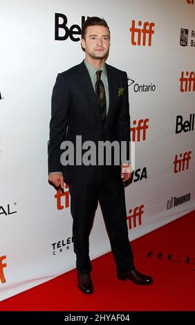 Justin Timberlake arriva per Justin Timberlake + la Tennessee Kids Premiere durante il Toronto International Film Festival 2016 tenuto a TIFF Bell Lightbox, Toronto, Ontario, Canada, Settembre 13, 2016. Foto Stock