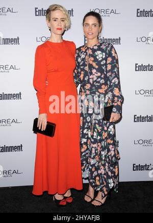 Sarah Paulson, Amanda Peet partecipa all'Entertainment Weekly Hosts Pre-Emmy Party presentato da l'Oreal Paris al Nightingale Plaza Foto Stock