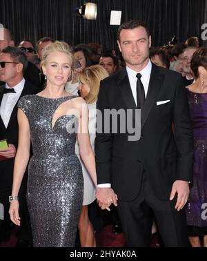 Naomi Watts e Liev Schreiber hanno annunciato la loro separazione. 24 febbraio 2013 Hollywood, CA. Naomi Watts e Liev Schreiber 85th Annual Academy Awards tenuti al Dolby Theatre Foto Stock