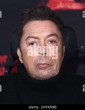 Tim Curry partecipa al Rocky Horror Picture Show: Facciamo il tempo Warp ancora Premiere tenuto al Roxy, a Los Angeles, California. Foto Stock