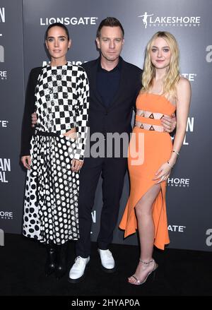 Jennifer Connelly, Ewan McGregor e Dakota Fanning hanno partecipato ad una proiezione speciale della Pastorale americana tenuta al Samuel Goldwyn Theatre dell'Accademia a Los Angeles, California. Foto Stock