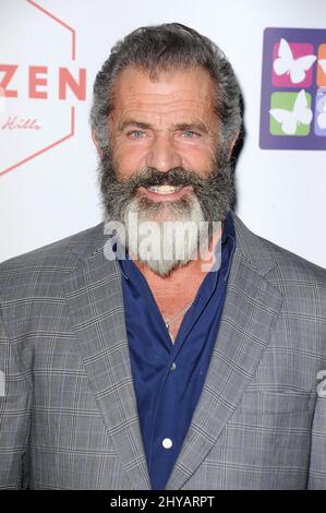 Mel Gibson arriva per il Torneo Mondiale di Poker 'Four Kings & an Ace' a beneficio di Mending Kids International tenuto a Citizen, Beverly Hills, Los Angels, 21st ottobre 2016. Foto Stock