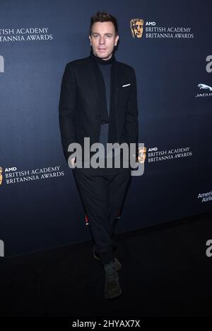 Ewan McGregor ha partecipato al British Academy Britannia Awards tenutosi al Beverly Hilton Hotel INL Los Angeles, USA. Foto Stock