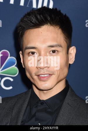 Manny Jacinto arriva alla NBC e Vanity Fair Toast la stagione TV 2016-2017 che si tiene a Neuehouse Hollywood Foto Stock