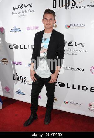 James Kennedy arriva per il 'Gala della Fondazione dei cani Vanderpump' che si tiene presso il Taglyan Cultural Complex, Los Angeles, USA. Foto Stock