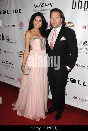 Joyce Giraud, Michael Ohoven arriva per il 'Gala Vanderpump Dogs Foundation' che si tiene presso il Taglyan Cultural Complex, Los Angeles, USA. Foto Stock