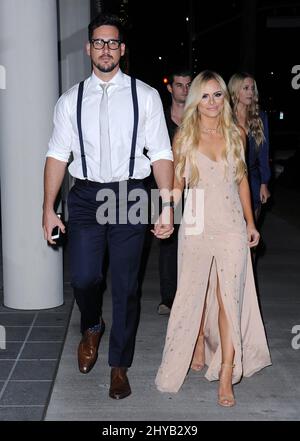 Amanda Stanton, Josh Murray è visto a NeueHouse Hollywood, Los Angeles. Foto Stock