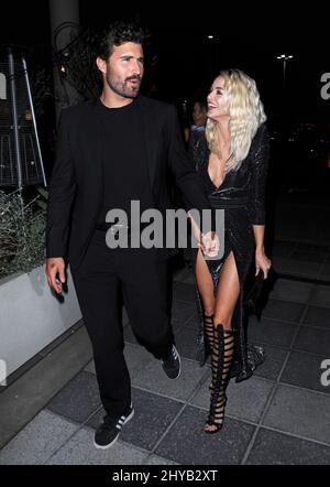 Brody Jenner, Kaitlynn carter è visto a NeueHouse Hollywood, Los Angeles. Foto Stock