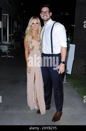 Amanda Stanton, Josh Murray è visto a NeueHouse Hollywood, Los Angeles. Foto Stock